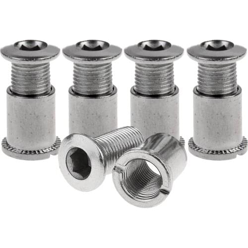 10 Pairs Stainless Crankset Bolts Chainring Bolts Chainwheel Bolt Silver A C Light Weight High Strength