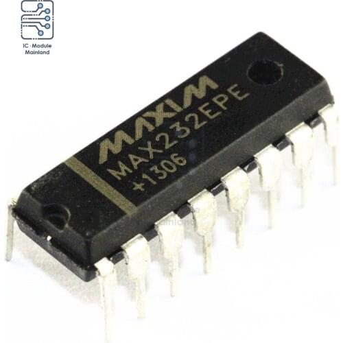 10Pcs MAX232CPE Drivers Receivers DIP16 MAX232C DIP MAX232 DIP-16 MAX232EPE RS-232 16PIN Original Integrated Circuits Drivers