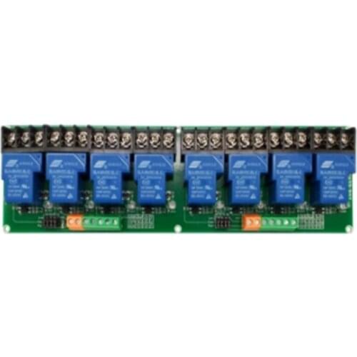 8 Channel Relay Module 30A With Optocoupler Isolation Supports High And Low Triger Trigger For Smart Home,12V