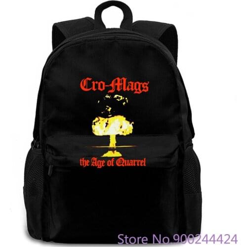 Authentic CRO-MAGS Band The Age Of Quarrel Album Cover Art S-3XL NEW Unisex Fashion backpack