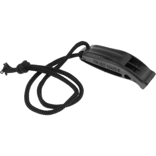 Safety Whistle With Lanyard For Boating Hiking Emergency Signaling