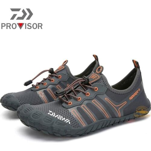 Daiwa Fishing Quick-drying Shoes Mens Outdoor Climbing Breathable Shoes Cycling Sports Running Shoes Beach Surf Non-slip Shoes