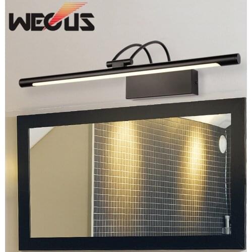 Popular black bathroom mirror light, rotatable bedroom vanity lamp, study backaground lighting 45cm 9W