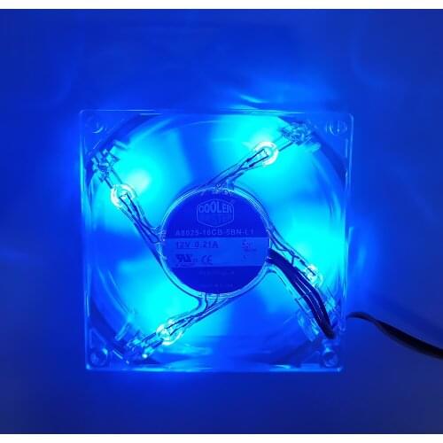 DC12V 0.21a 3Pin 8025 80x80x25mm Computer/PC/CPU Silent Cooling Case Fan Heatsinks CPU Radiator Computer Case Fan For Desktop