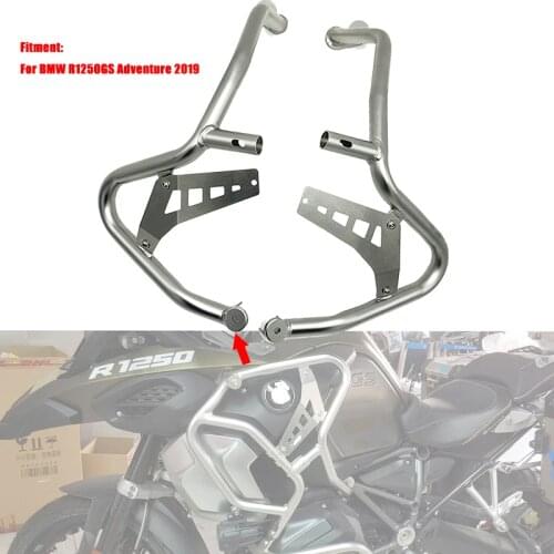 For BMW R1250GS ADV Adventure R1250GSA R1250HP 2019 Bumper Engine Protetive Guard Crash Bar Tank Guard Protector EXTENSIONS NEW