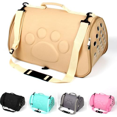 For dogs cat Folding Pet Carrier Cage Collapsible Puppy Crate Handbag Carrying Bags Pets Supplies Transport Chien Accessories