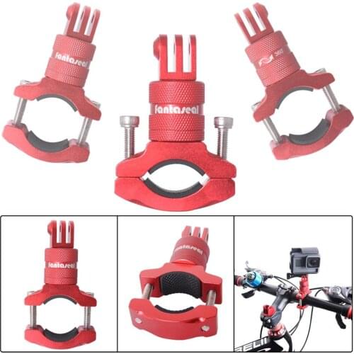 8in1 Action Camera Bike Motorcycle Handlebar Clamp Mount Kit Motion Bicycle Seatpost Pole Holder For GoPro Sony DJI OSMO Action