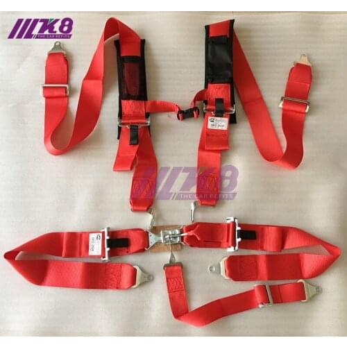 K8-8002 3 Inch 5 point SFI 16.1 Rated Latch Link Car Auto Racing Sport Seat Belt Safety Racing Harness