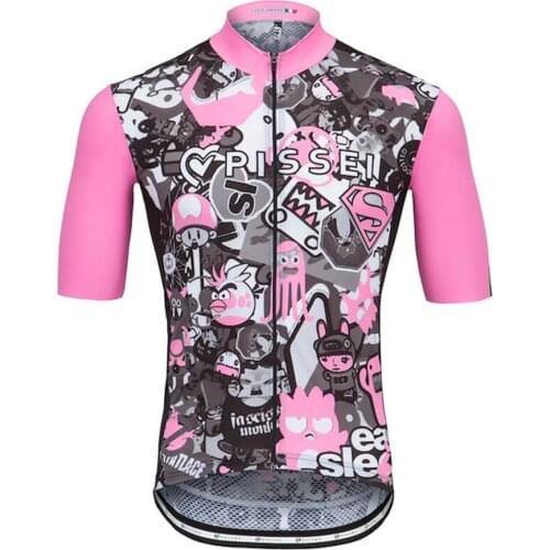 PISSEI cycling jersey suit summer men short sleeves shirts bib shorts maillot ciclismo roadbike racing bike clothing bicycle set