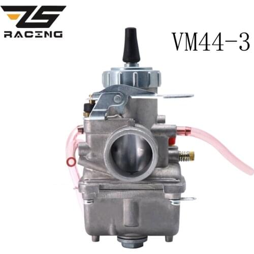 ZS Motorcycle Carburetor 44mm VM44-3 Enduro Street Bike Mikuni VM Series Round Slide Carburetor Carb 2/4 Stroke Racing Motocross