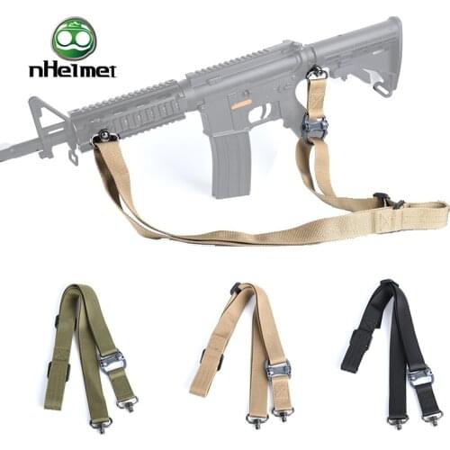 WADSN Airsoft MS4 Multi-Mission QD 1or 2 Point Gun Sling Shoulder Strap Quick Detach Nylon Belt Outdoor Hunting Rifle Accessory