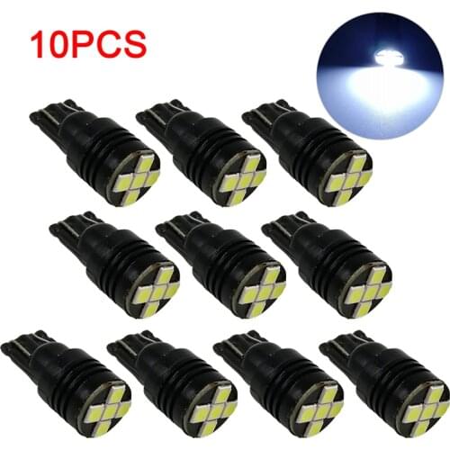 Wholesale 10 Pieces Of High Quality T10 W5w 5 Smd 3030 12v-24 V Automobile Wedge Bulb Automobile Lamp White Led Automobile Lamp