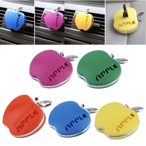 Auto Car Air Freshener Outlet Perfume Scent Interior Apple Shape Aromatherapy Fashion Car Air Freshener Car Styling
