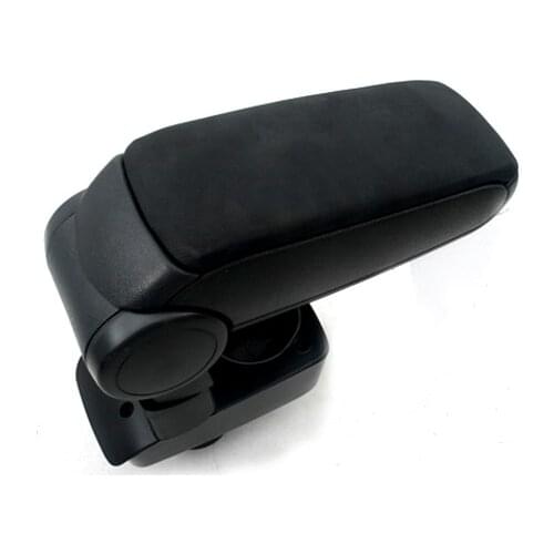Center Console Armrest (Black Leather) for Ford Fiesta 2009-2012