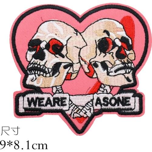 Custom Embroidered Patch Rock Band Music Punk Heavy Metal Iron on Sew on badge sticker for clothing 3D Customized LOGO available