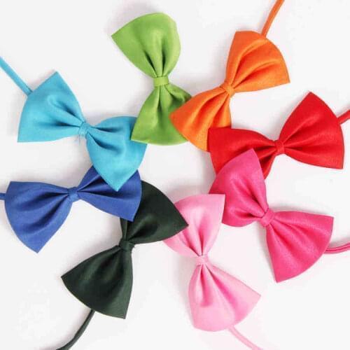 Adjustable Pets Dogs Bows Tie Collars Mulit Color Cute Bow Collars For Home Pets Accessaries Decoration Supplies