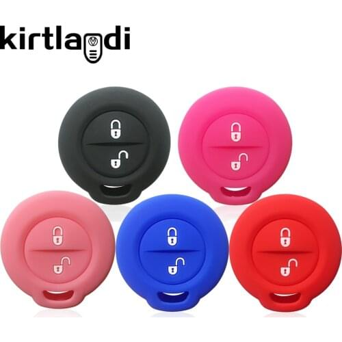 Silicone Key Holder for Mitsubishi Colt Carisma Warior Spacestar for Mercedes Benz Forfour 2 Button Auto Car Key Cover Case Fob