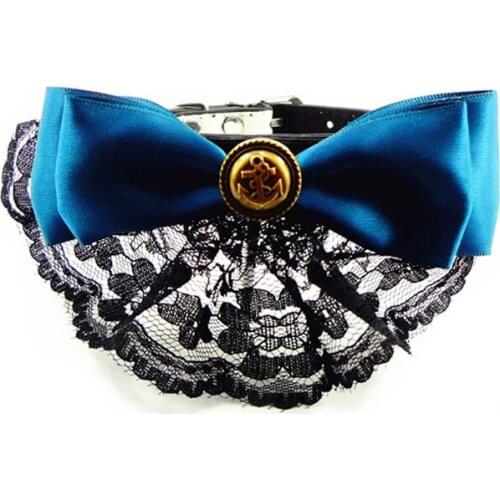 Pet Supplies Retro style Dog Tie Wedding Accessories Dogs Bowtie Collar Christmas Grooming Lace Princess Decoration