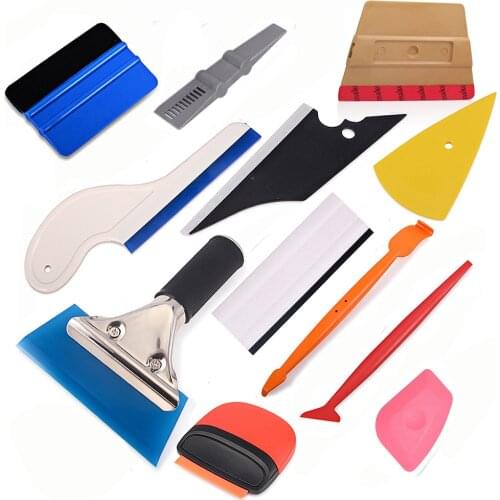 FOSHIO Vinyl Wrap Car Tools Kit Carbon Fiber Magnet Squeegee Car Accessories Window Tint Film Installing Wrapping Tools Set
