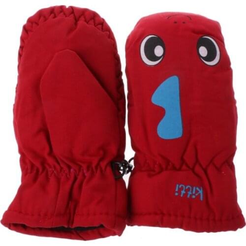 23GD 2-5years Good Quality Baby Mitten For Winter Kids Boys Girls Outdoor Warm Gloves Waterproof Windproof