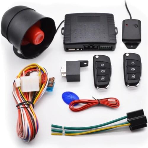 High quality one way auto chip start stop engine button vibration remote car alarms security central lock system