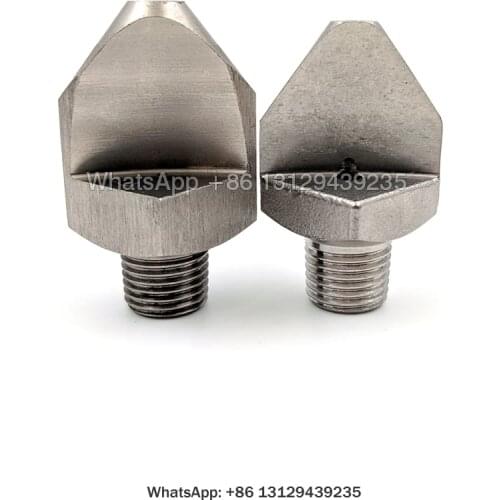 High Pressure Flushing Nozzle,Narrow Angle Flat Fan Spray Deflector Nozzle,SS 316 Narrow Angle Flat Fan Nozzle,Backwashing Nozzl