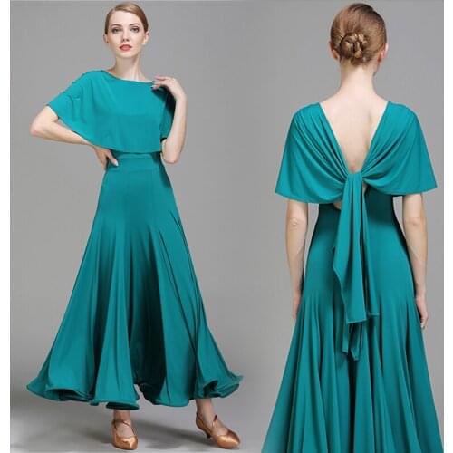 2021 Modern Dance Dress Women Waltz Dance Outfit Evening Dresses Designer Clothes Ballroom Dancewear Performance Costume JL2708