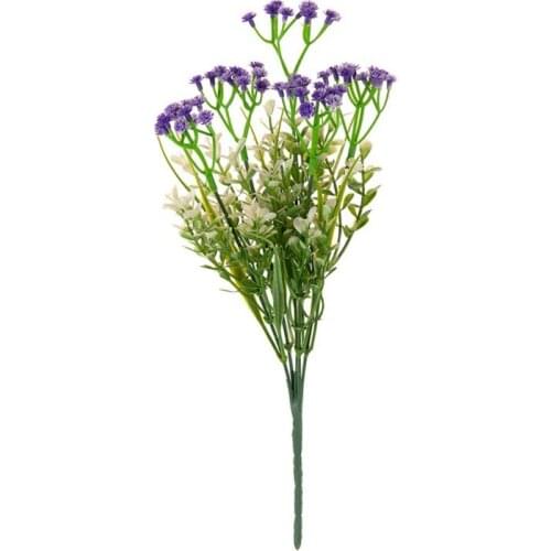 1PC 12.5 " Gypsophila Bouquet Artificial Flower For Home Decor Pink Bulk Wholesale Fake Flowers DIY Decoration