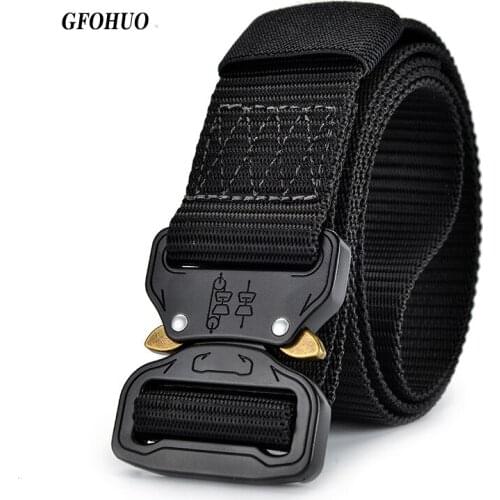 3.7cm Width Men Army Tactical Nylon Belts Special Forces SWAT Military Equipment Army Belt US Soldier Combat Strap Waistband
