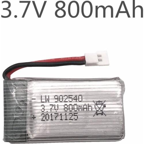 3.7V 800mAh Battery for Syma X5 X5C X5C-1 X5S X5SW X5SC V931 H5C CX-30 CX-30W Quadcopter Spare Parts With X5C X5SW Battery