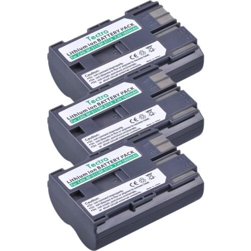 3Pcs 1800mAh BP-511 BP-511A BP511 Battery for Canon G6 G5 G3 G2 G1 EOS 300D 50D 40D 30D 20D 5D MV300i Camera BP 511 Battery