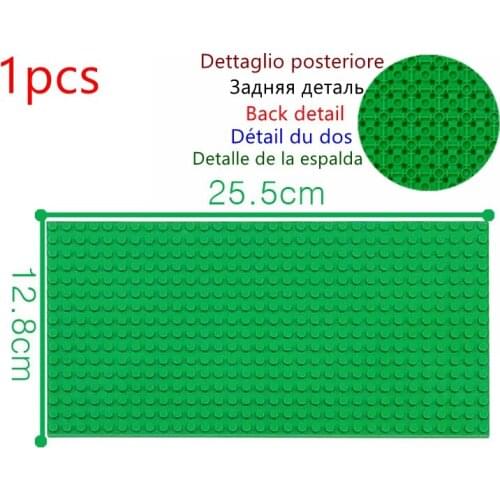 Locking Base plate 32*16 Dots Building Blocks Colorful Educational DIY Toys For Child Parts Lockings Citys Baseplate Accessories