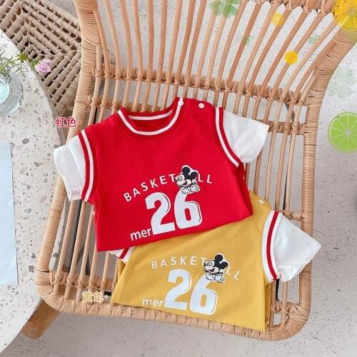 Newborn Baby One-piece Clothing Baby Rompers Disney Mickey Kids Infant No.23 Jumpsuit New Fashion Baby Summer Clothes Costumes