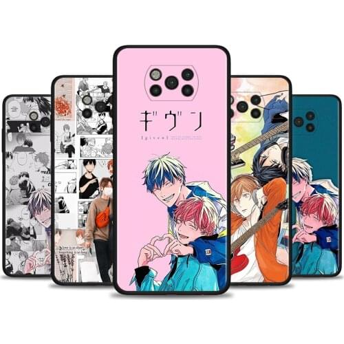 Japan Anime Given Funda For Poco X3 M3 Pro NFC F1 Shell for Mi Note 10 Pro Coque for Mi CC9 Pro CC9E A3 A2 Lite Para