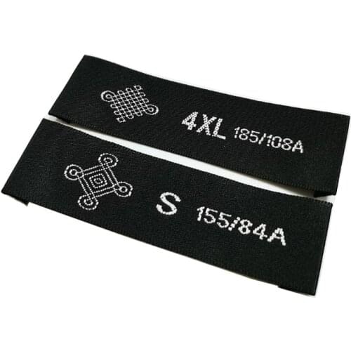 Custom End Fold Fabric Woven Labels For Clothing Customized Satin Ribbon Tags For Clothes Label Own Logo Personalized Tag Gift