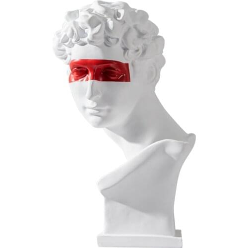 David Sculptured Ornaments FRP Abstract Character Living Room Creative Home Art Decoration Statue Furnishings