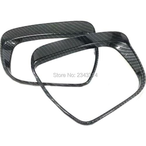 For Nissan X-Trail 2014 2015 2016 2017 ABS Fog Lamp Shade Cover Headlamps Glass Car Lamp Sticker Car Lamp Film Car Accessories