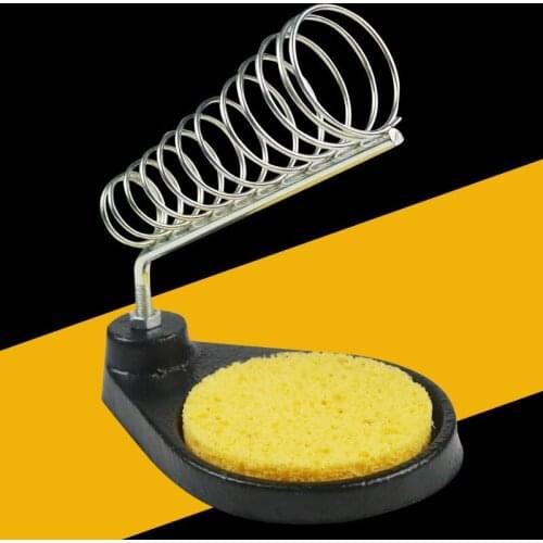 Electric Soldering Iron Stand Holder Metal Support Station Round Base Soldering Iron Frame Small And Simple Welding Tool