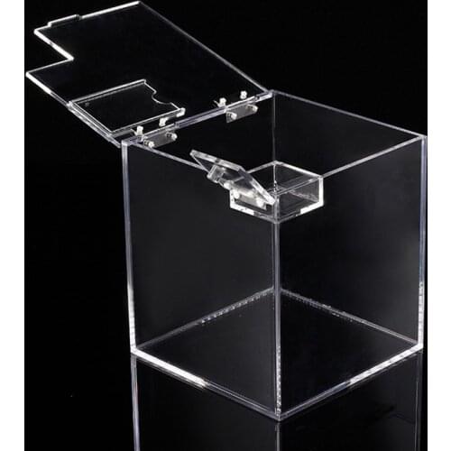Factory Flip dustproof acrylic food container food box acrylic candy box