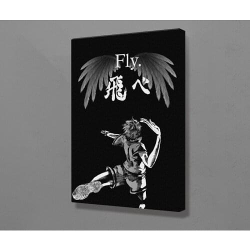 Home Decoration Hinata Shouyou Hd Prints Painting Haikyuu Pictures Wall Art Japan Anime Modular Canvas Poster Bedside Background