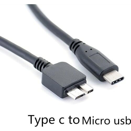 USB 3.0 Cable type C to micro usb 3.0 V3 Adapter Fast Charging Data Cable For Cellular Phone Digital Camera MP4 Player Tablets