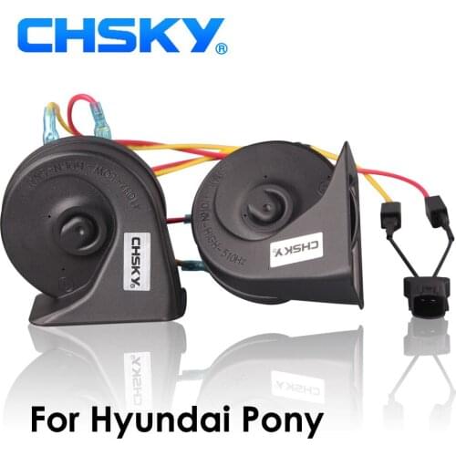 CHSKY Car Horn Snail type Horn For Hyundai Super Pony 2006 to 2011 12V Loudness 110-129db Auto Horn Long Life High Low Klaxon