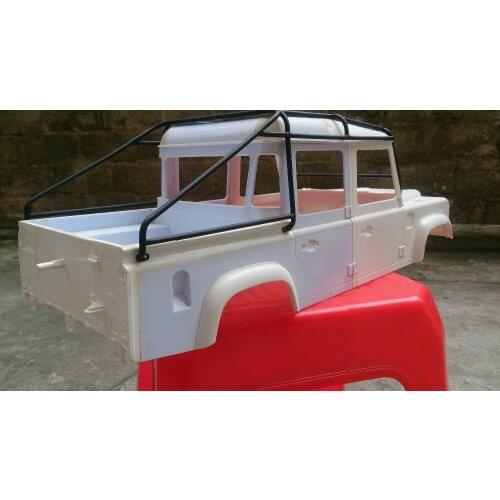 1/10 scale Metal Rolling Roll Cage Adventure Roof Rack Rock Crawler Luggage For RC8WD Land Rover D90 D110 PICKUP Truck