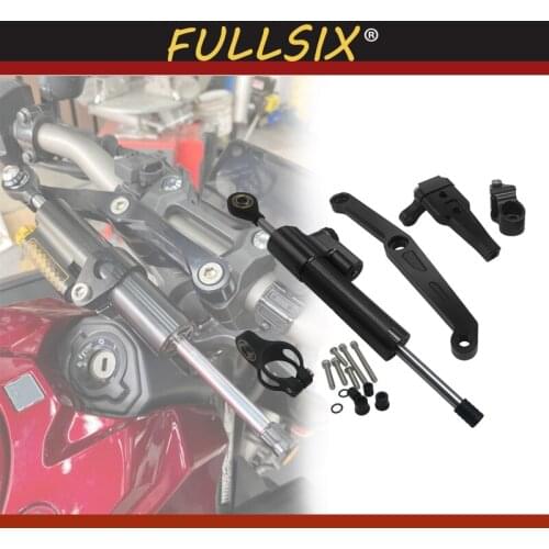 Motorcycle Steering Stabilizer Damper Bracket Mount For HONDA CB650R cb650r Aluminum mechanical vibration damping shock absorber