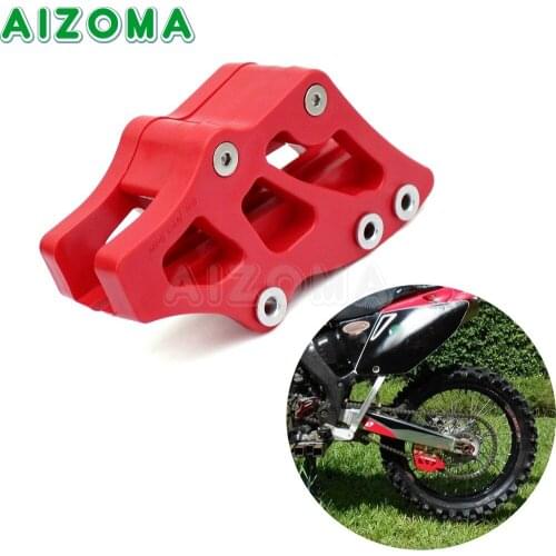 Red Racing Motocross Chain Guide Guard Protector For Honda CR125R CR250R CRF250R CRF450R CRF250X CRF450X CRF 250 450 R/X 2005-07
