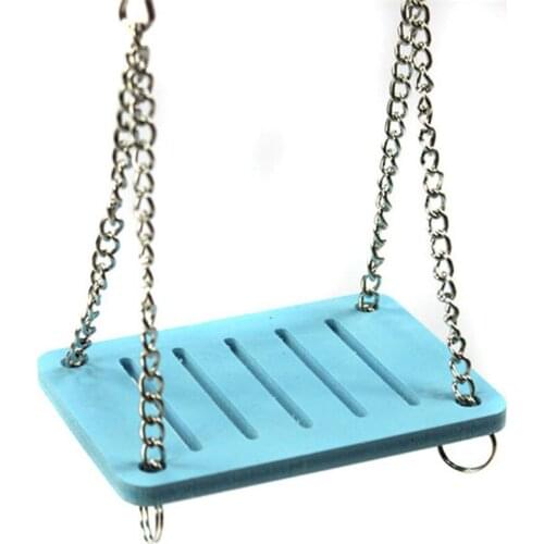 Cute Parrot Hamster Small Swing Hanging Bed Shake Suspension House Props Pet Products Toy ALI88