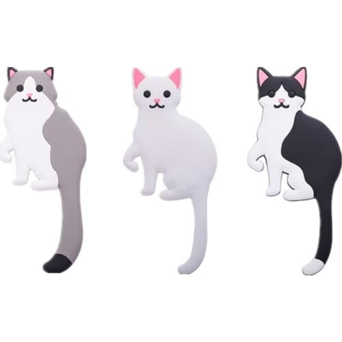 Lovely animal Fridge Hook Key Wall Crochet Holder Removable Kitchen Hooks Home Decor key holder wall can Washed holder wall hook