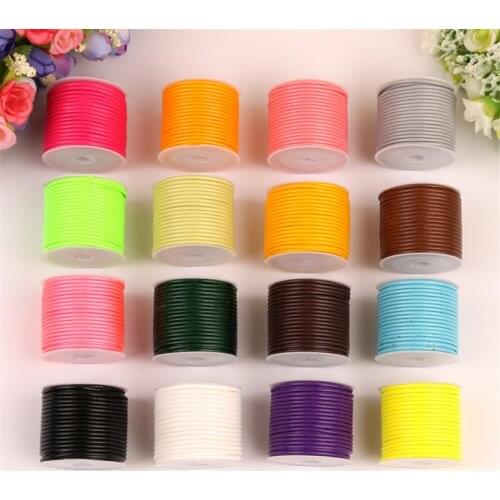 1mm 1.5mm 2mm Waxed Thread Cord Fit Bracelet Necklaces Earrings String Strap Jewelry Findings for DIY Multicolor about 10meters