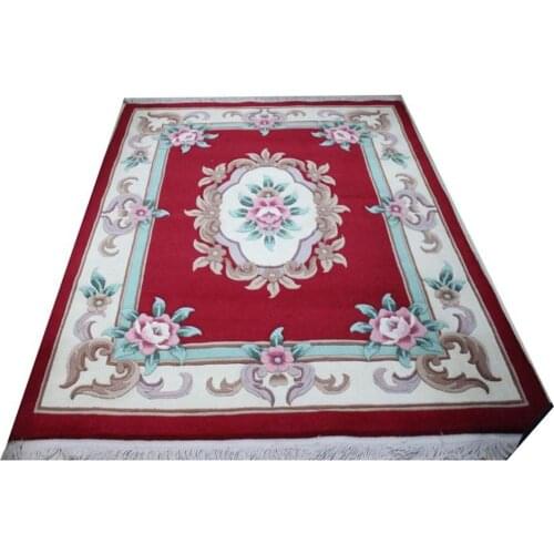 Xinjiang Hetian carpet carving style Chinese style bedroom living room carpet coffee table Y34