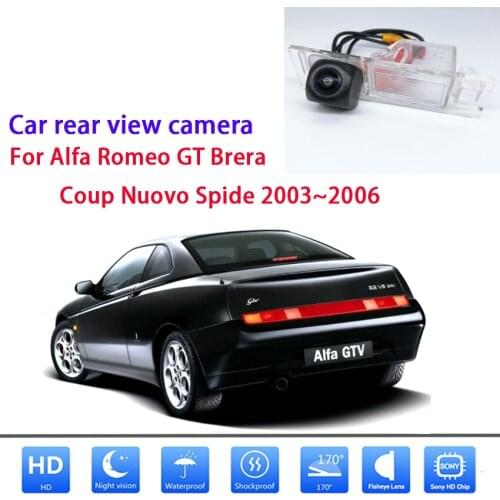 Car Rear View Camera For Alfa Romeo GT Brera Coup Nuovo Spide 2003~2006 Backup Camera License Plate Camera